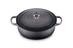 Le Creuset Cast Iron Pot Dupe 7-Piece Flint Grey
