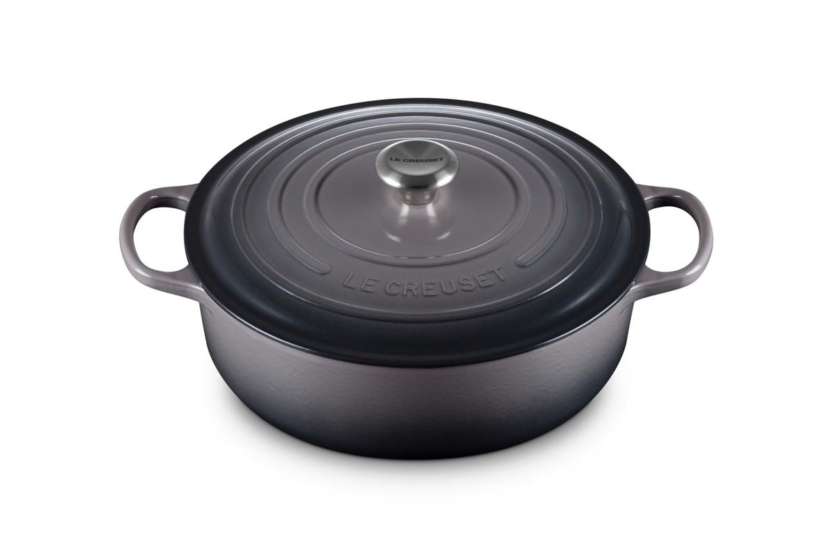 Le Creuset Cast Iron Pot Dupe 7-Piece Flint Grey