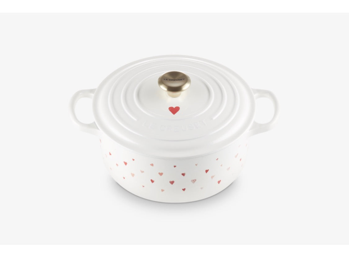 Cast Iron Heart Signature Round Casserole