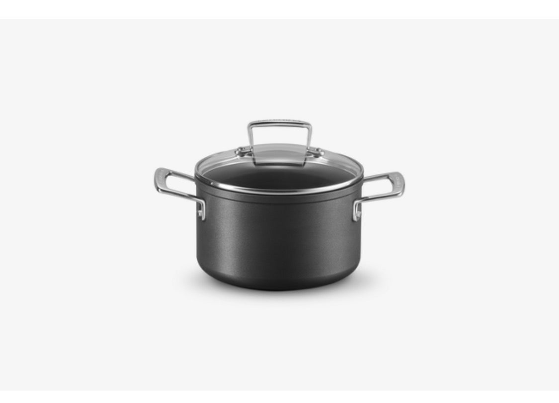 Toughened Non-Stick Deep Casserole with Glass Lid