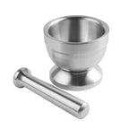 Stainless Steel Metal Spice Mortar With Pestle