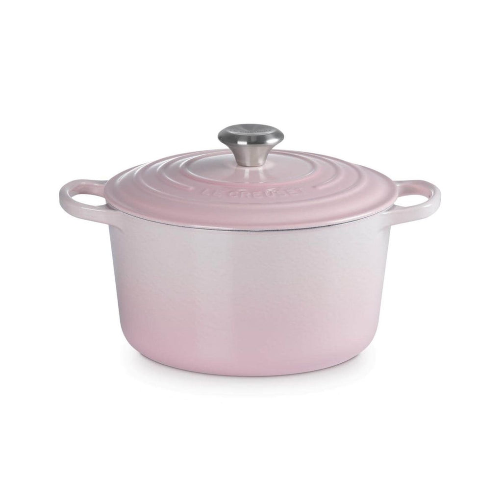 Le Creuset Cast Iron Pot Dupe 7-Piece Shell Pink