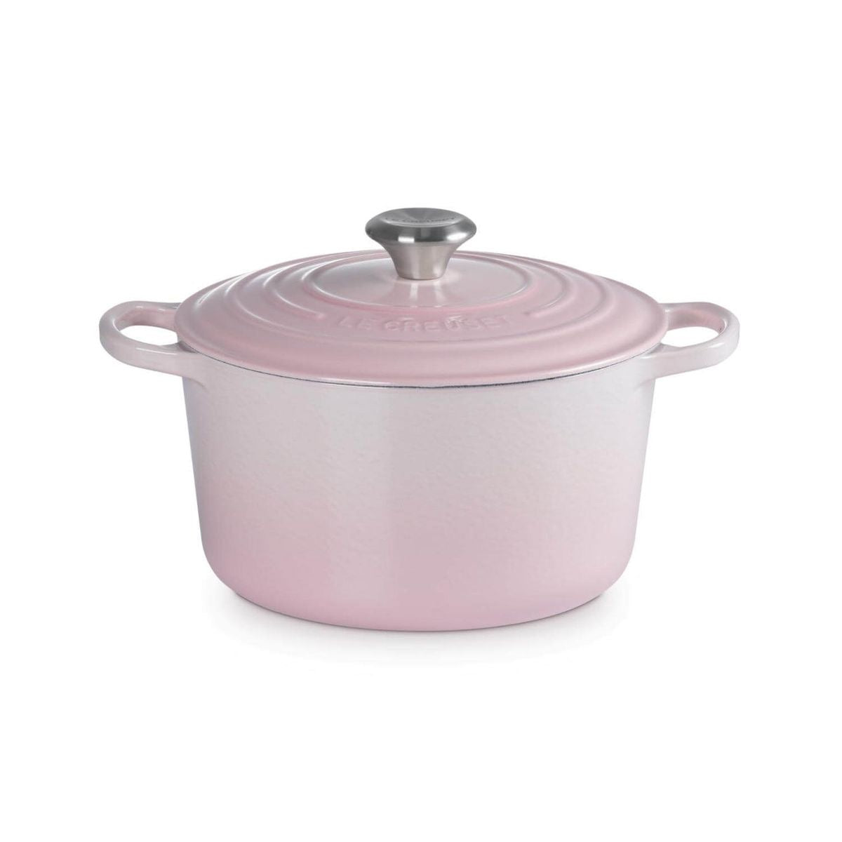 Le Creuset Cast Iron Pot Dupe 7-Piece Shell Pink